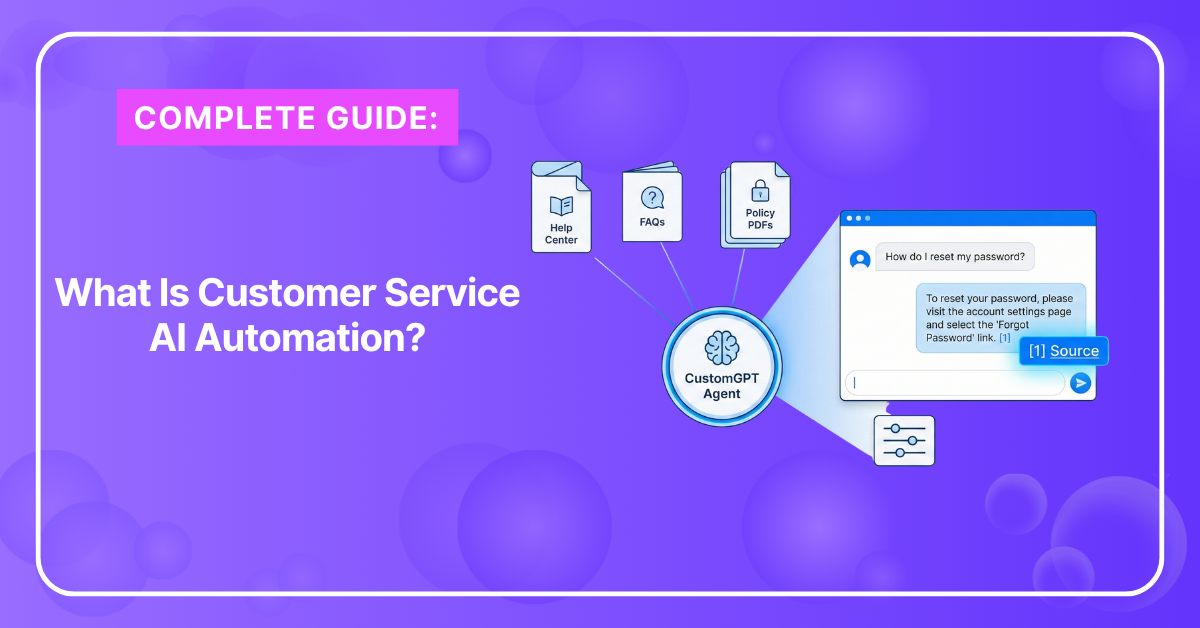 Customer service AI automation