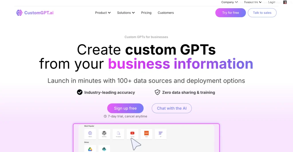 About CustomGPT.ai
