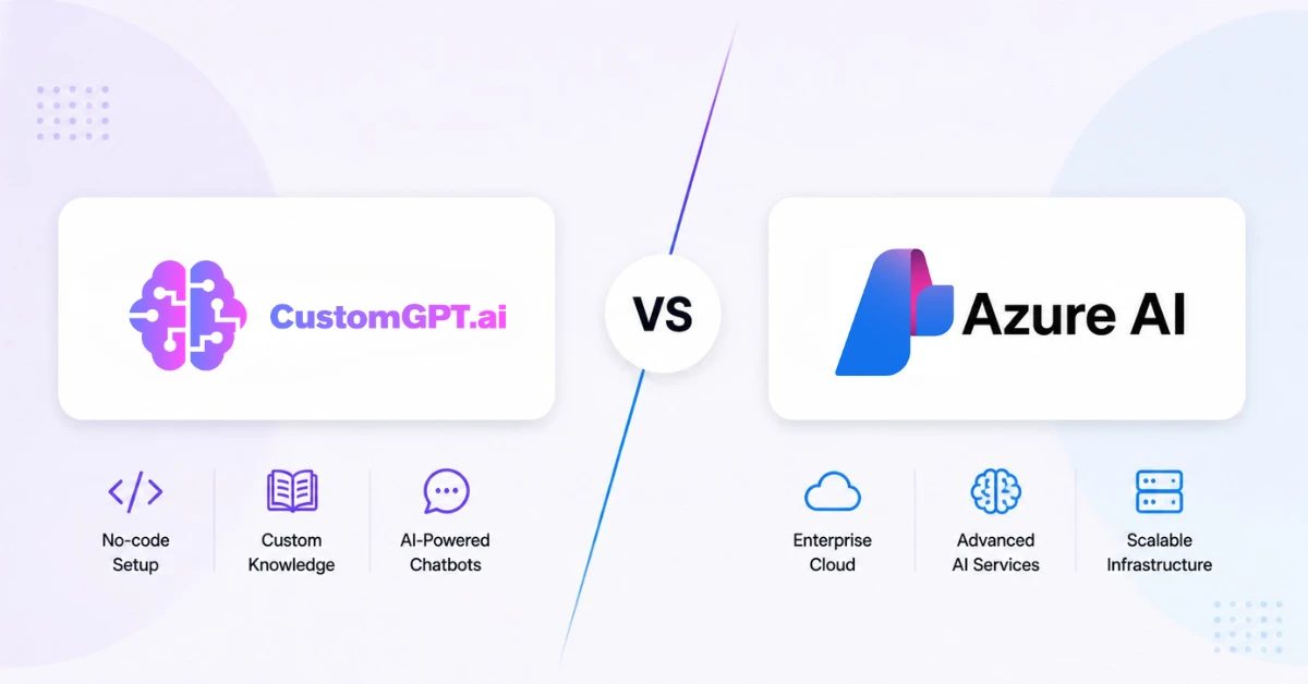 Azure AI Vs CustomGPT - Detailed Comparison 2026