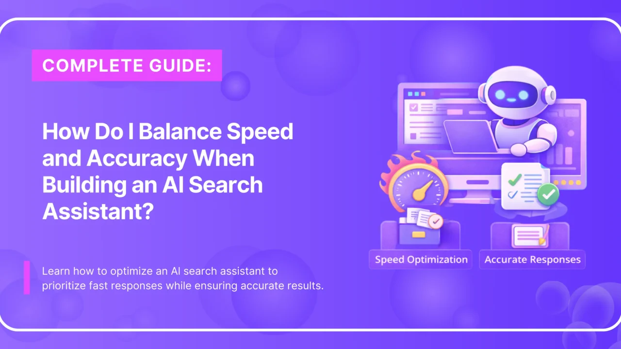 Balancing speed and accuracy in AI search