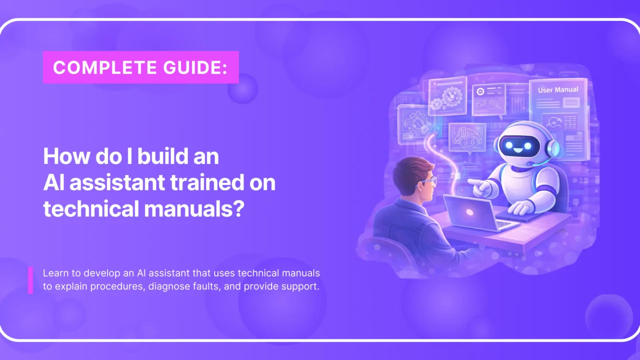 AI assistant reading technical manuals