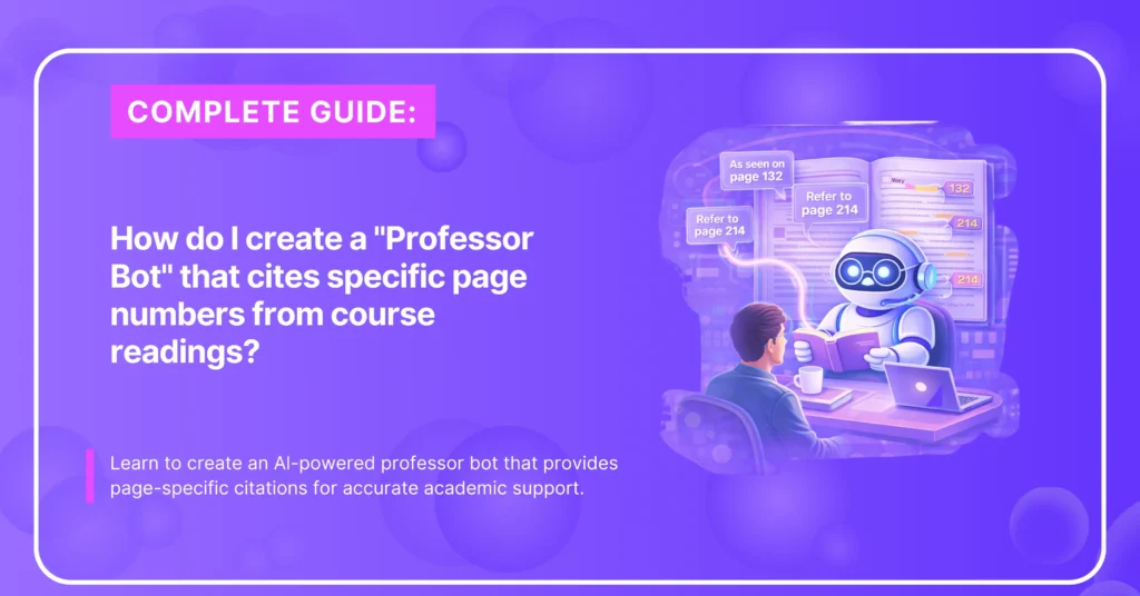 How To Create An AI Tutor That References Page Numbers Accurately