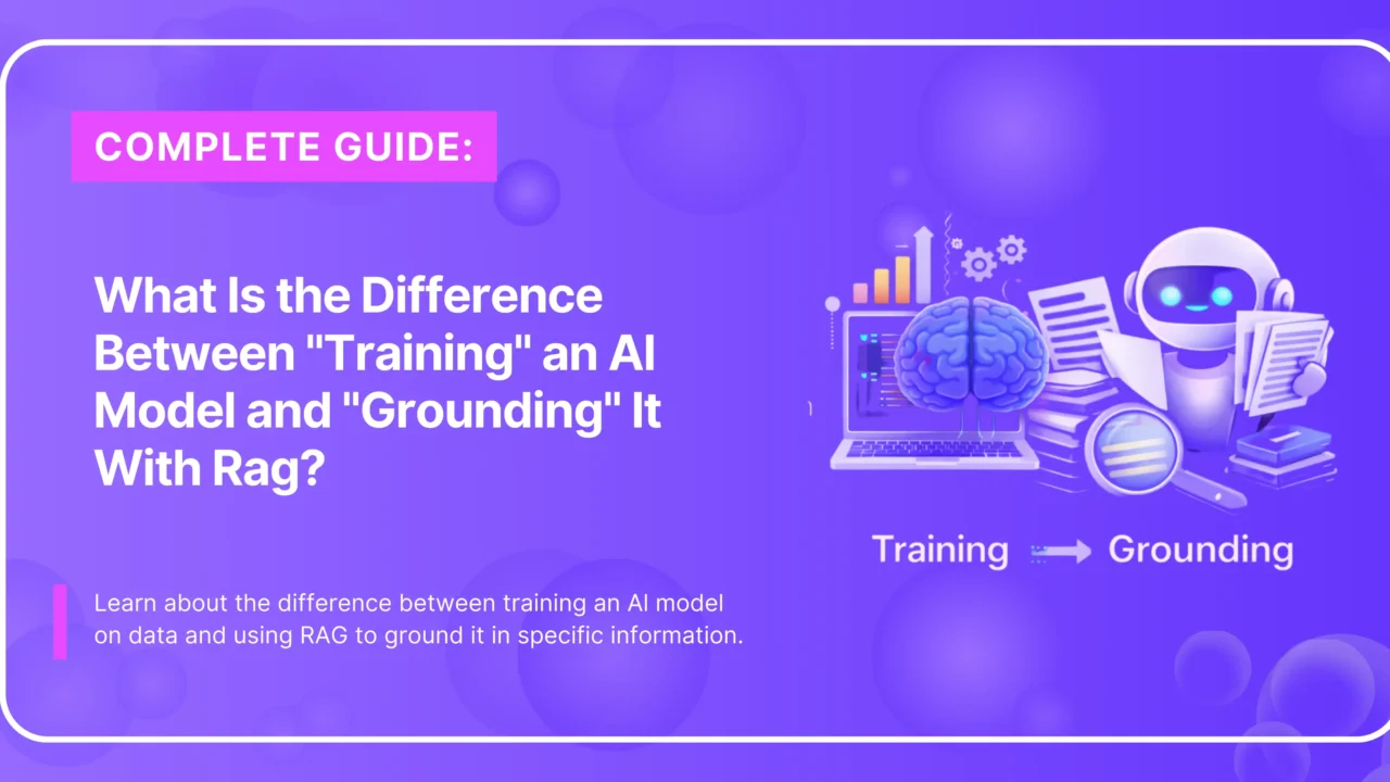 Training Vs Grounding With RAG