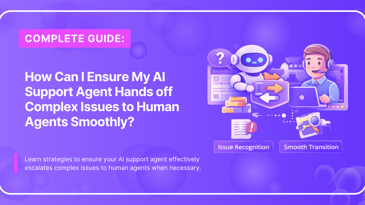 AI support handoff to human agents