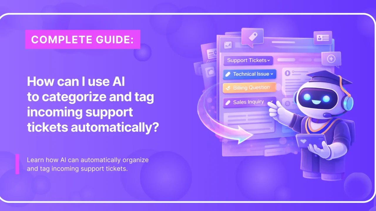 AI Categorize Support Ticket Tags