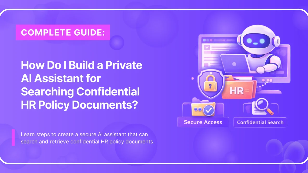Private AI assistant for confidential HR policies
