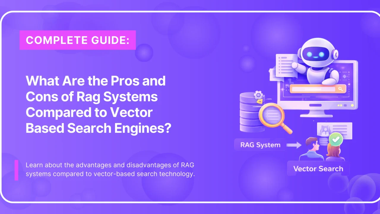 RAG systems versus vector search engines