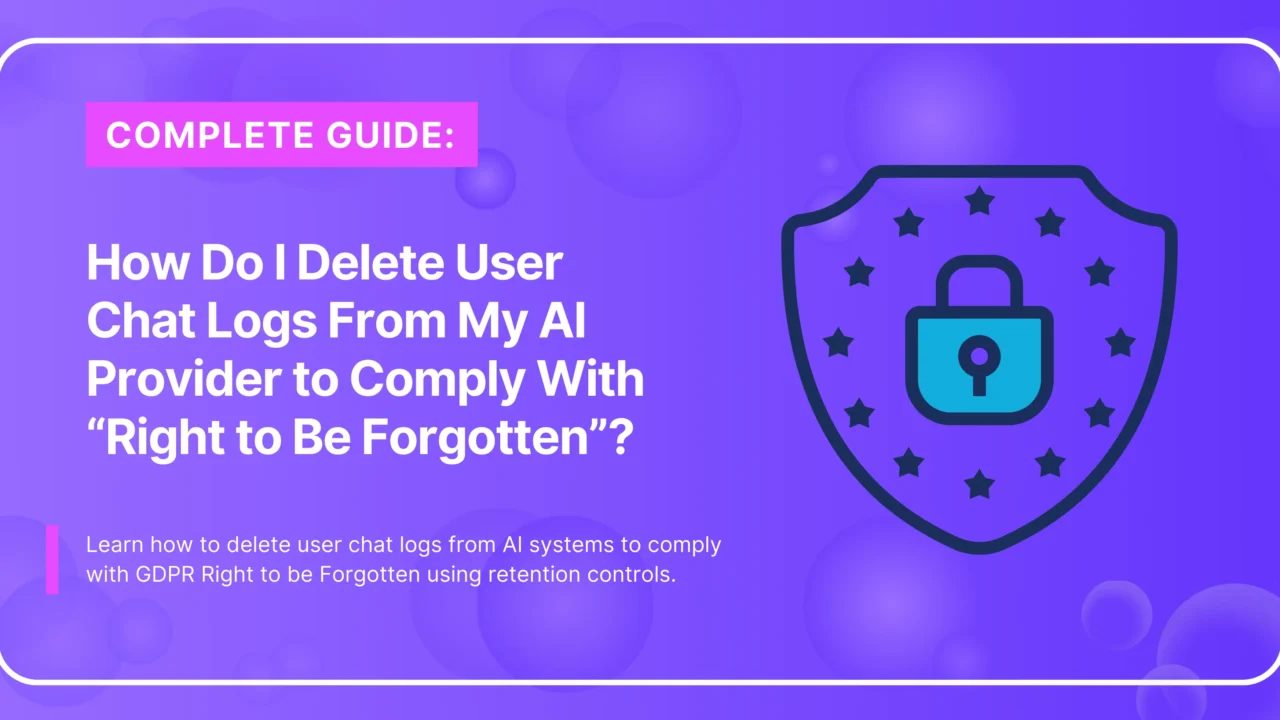 Right to be Forgotten GDPR compliance