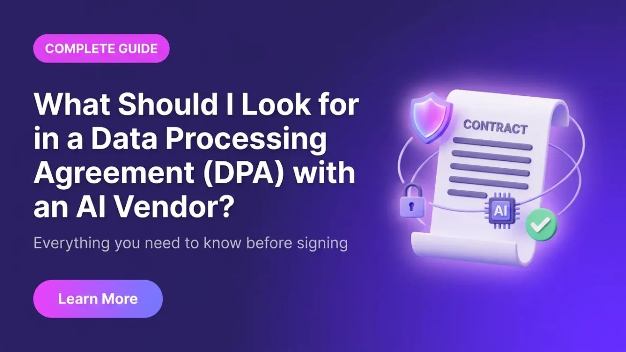 DPA with Your AI Vendor