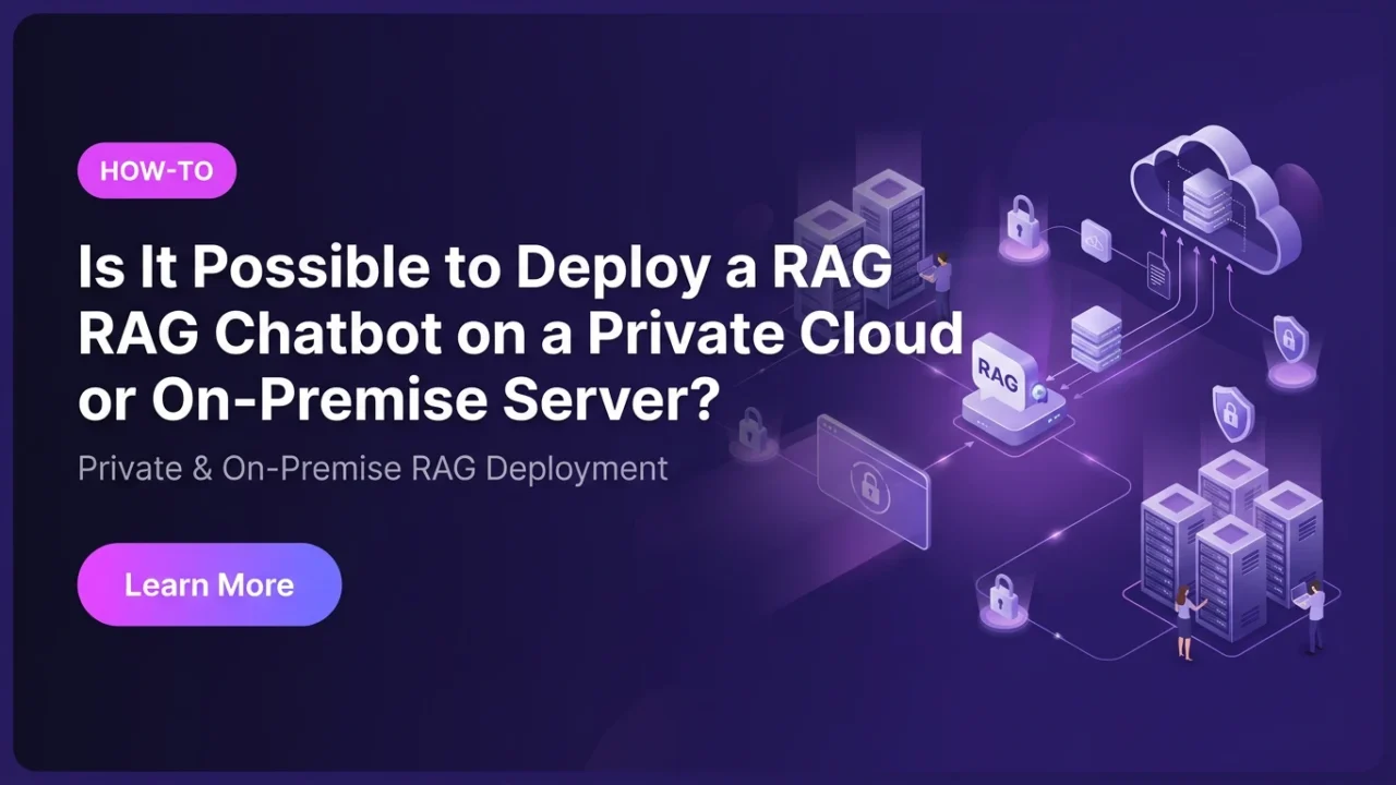 Deploy a Rag Chatbot on a Private Cloud