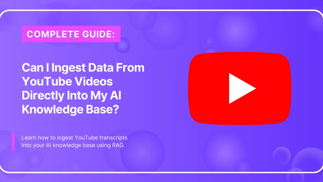 Ingesting YouTube Videos into an AI Knowledge Base