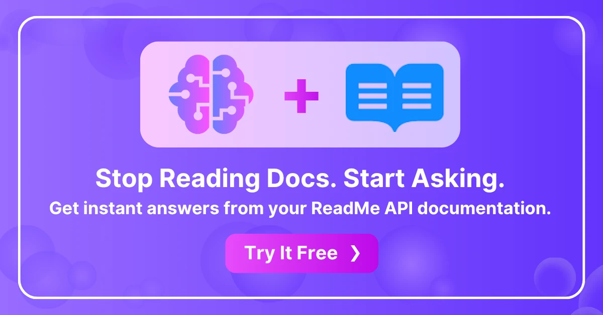 CustomGPT ReadMe Integration | AI For API Docs