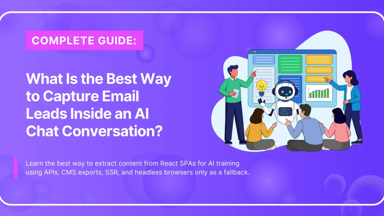 Capture Email Leads Inside an AI Chat Conversation