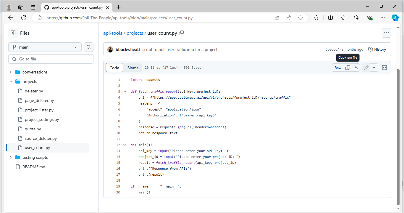 customgpt api analytics and usage rehosted 6