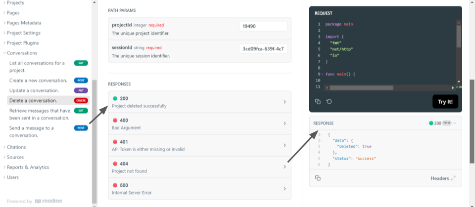 customgpt api and go rehosted 2