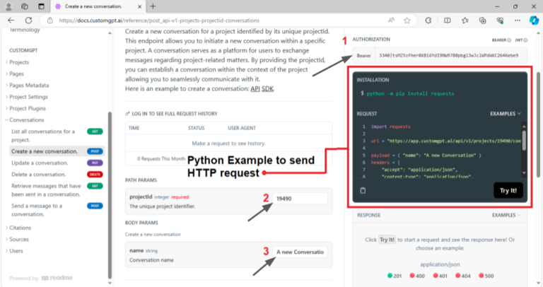 Managing Conversations With The Conversation RAG API From CustomGPT