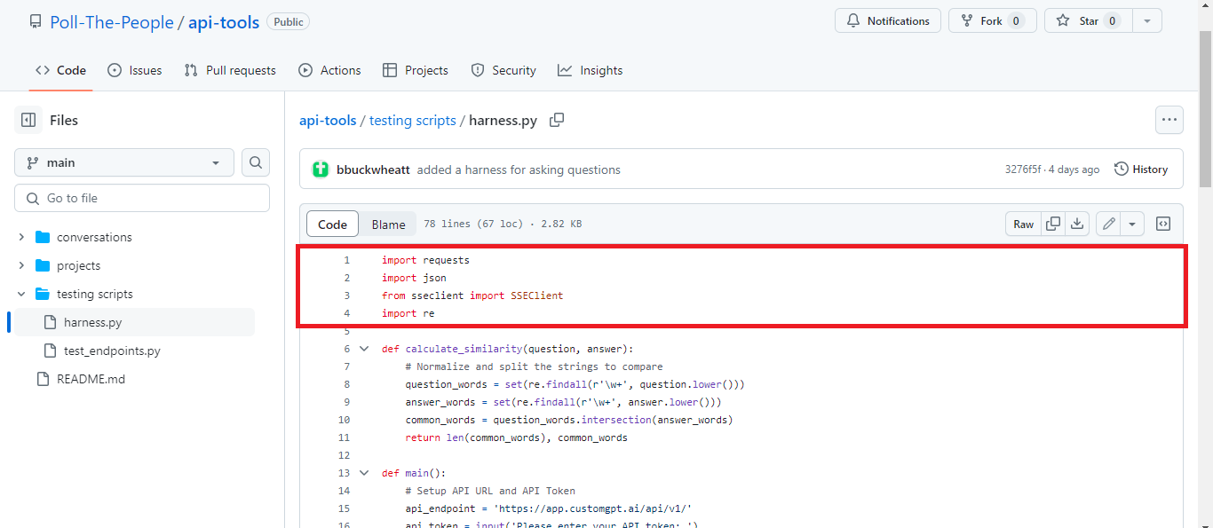 customgpt api test harness for answer accuracy rehosted 1