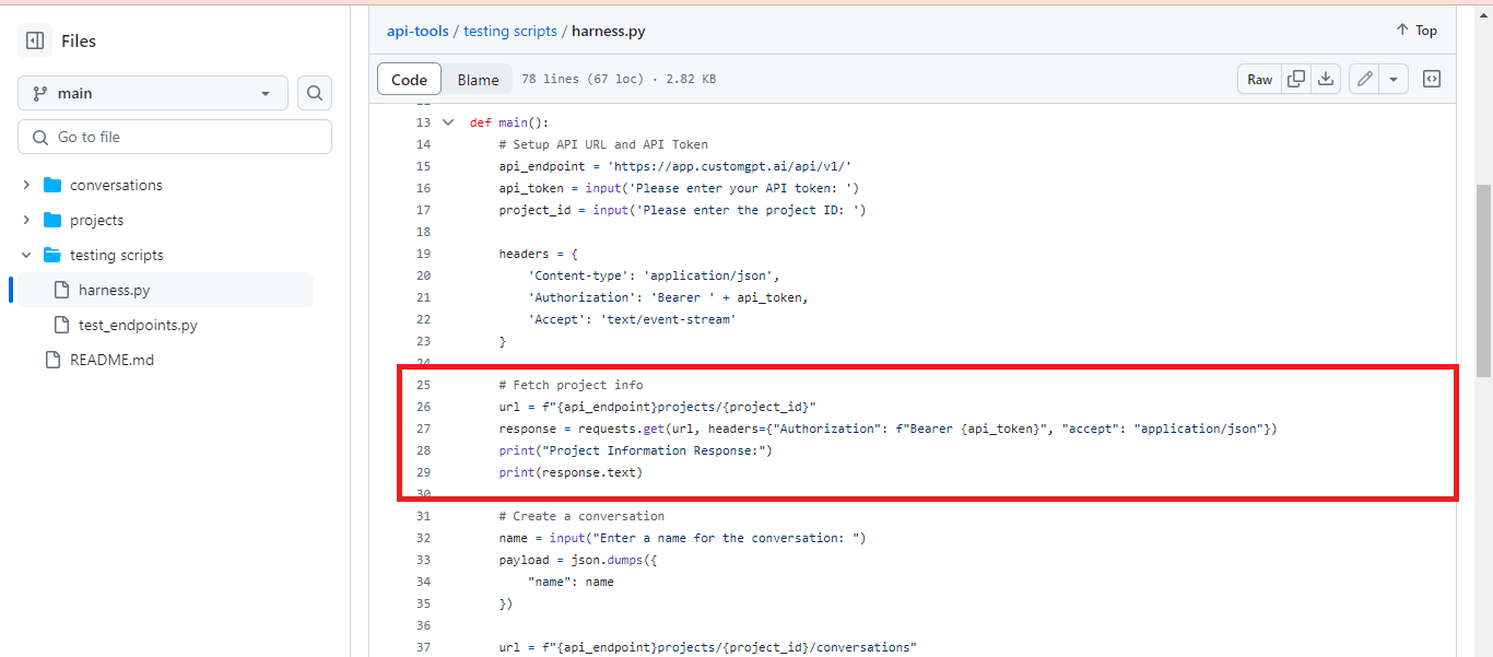 customgpt api test harness for answer accuracy rehosted 4