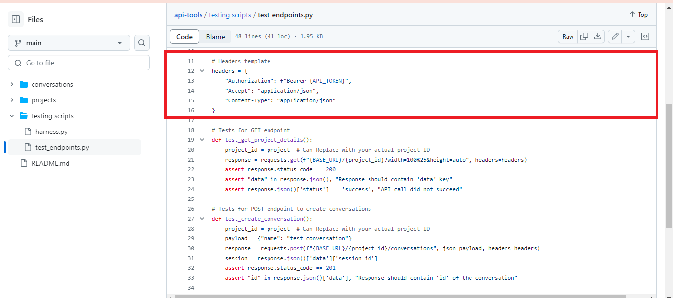 customgpt api test harness for endpoint availability rehosted 3