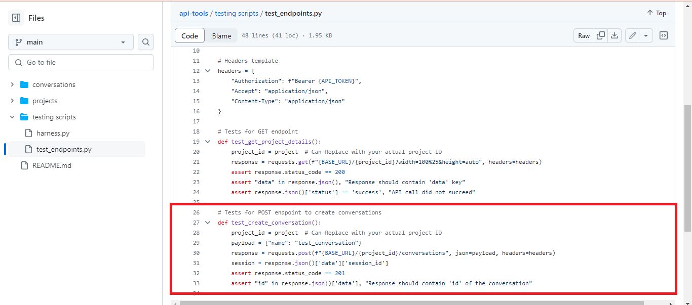 customgpt api test harness for endpoint availability rehosted 5