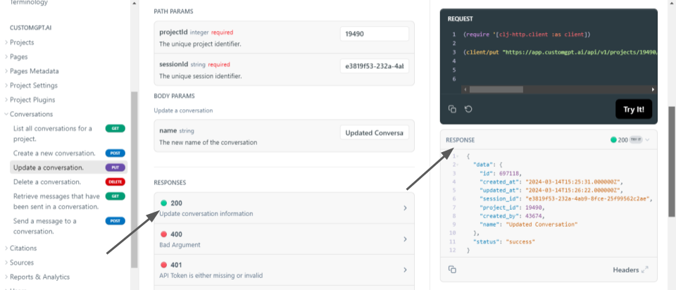 customgpt api with clojure rehosted 2
