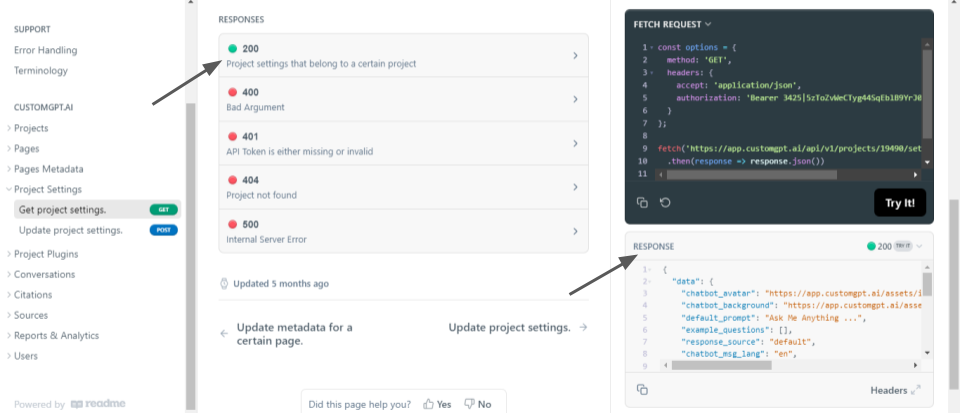 customgpt api with javascript rehosted 1