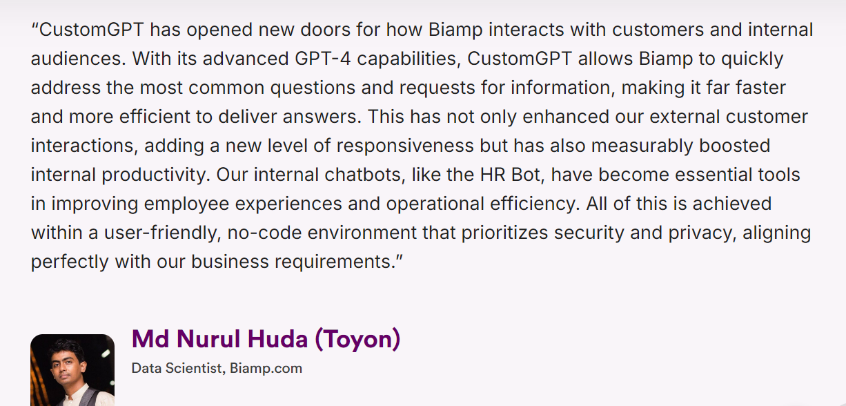 customgpt customer support rehosted 6