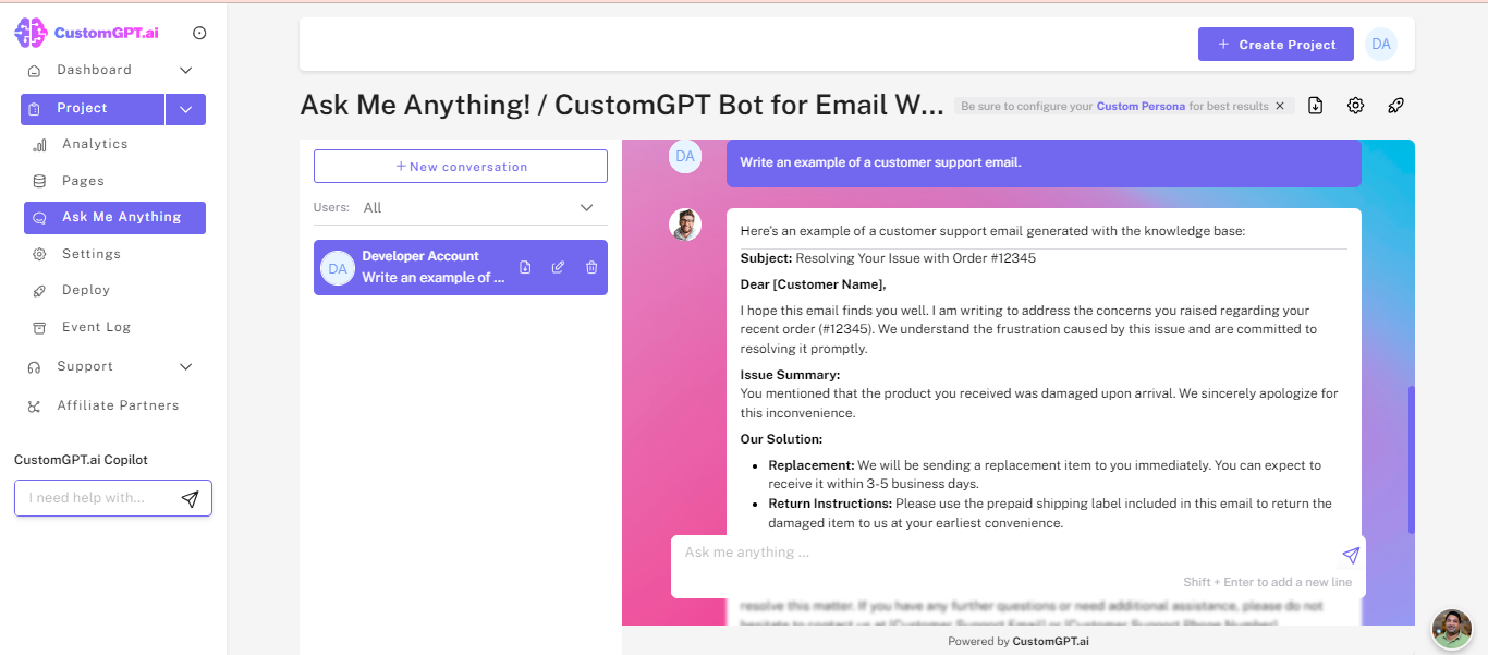 customgpt for writing business emails rehosted 2