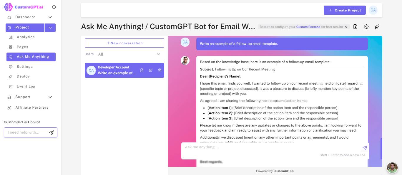 customgpt for writing business emails rehosted 4