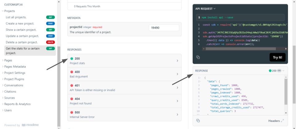 nodejs applications with customgpt ai integration rehosted 2