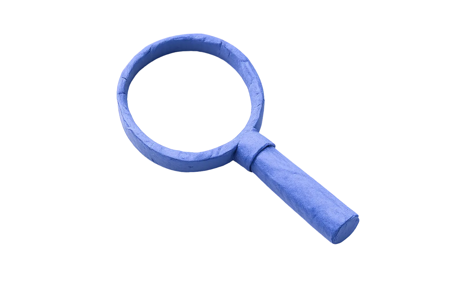 light blue magnifying glass