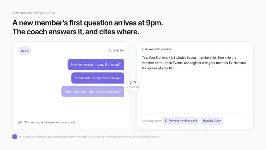 new member onboarding AI