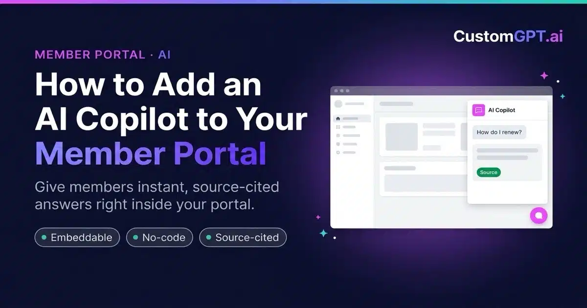 add AI to member portal