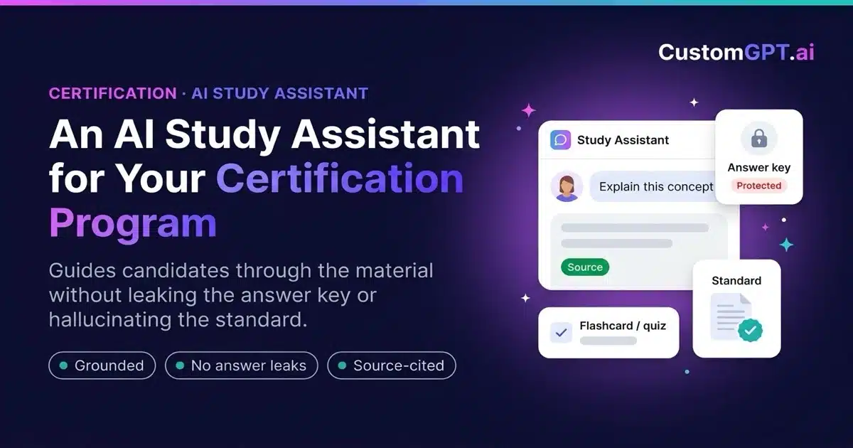 AI exam prep for associations