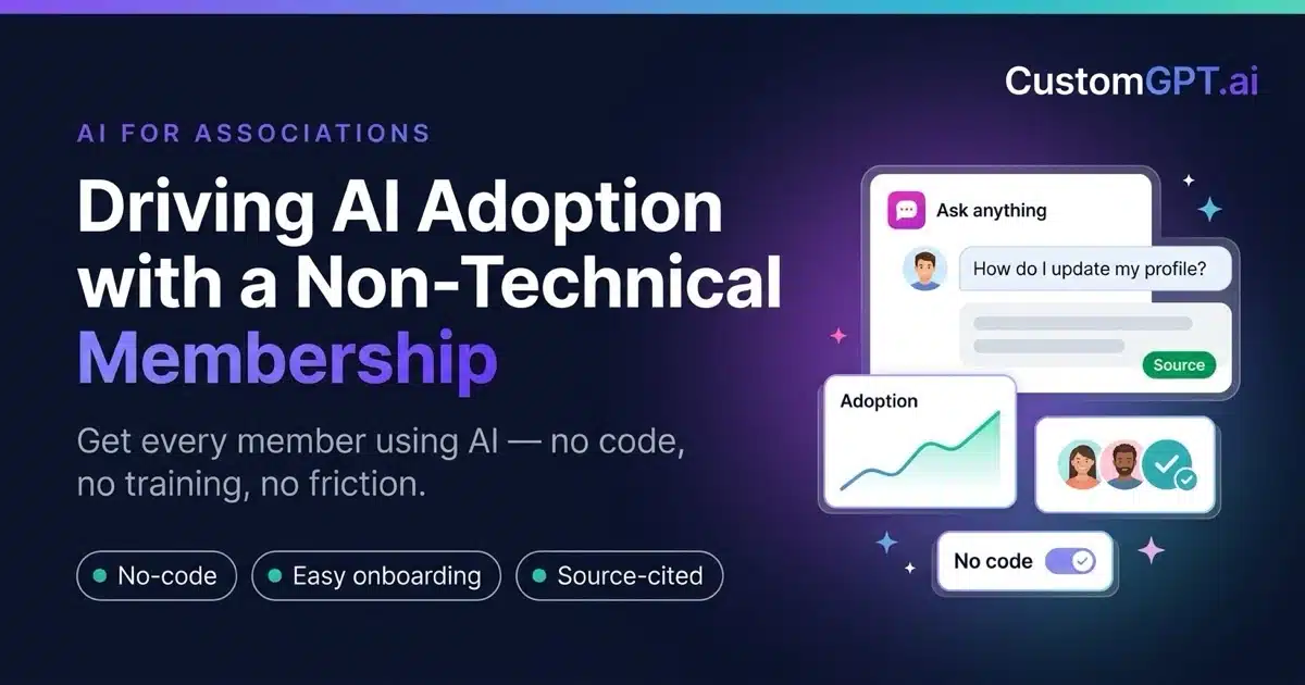 Driving AI Adoption with a Non-Technical Membership