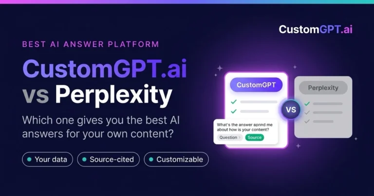 CustomGPT.ai vs Perplexity