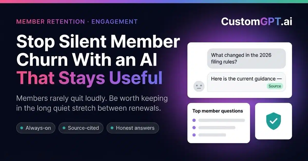 How to Stop Silent Member Churn with AI