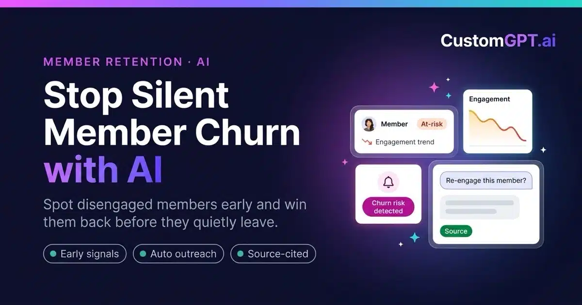 How to Stop Silent Member Churn with AI