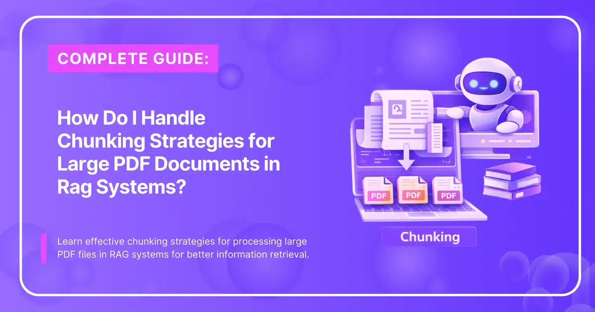 Chunking large PDFs for RAG