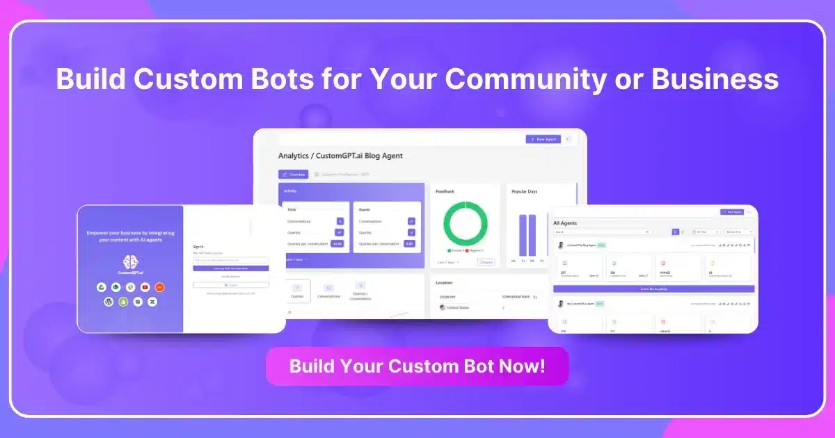 Build Custom Bot for Your Community or Business