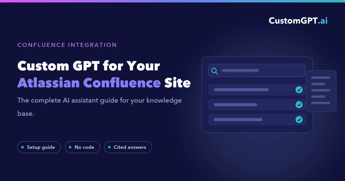 Custom GPT For Your Atlassian Confluence Site: Ultimate AI Assistant Guide