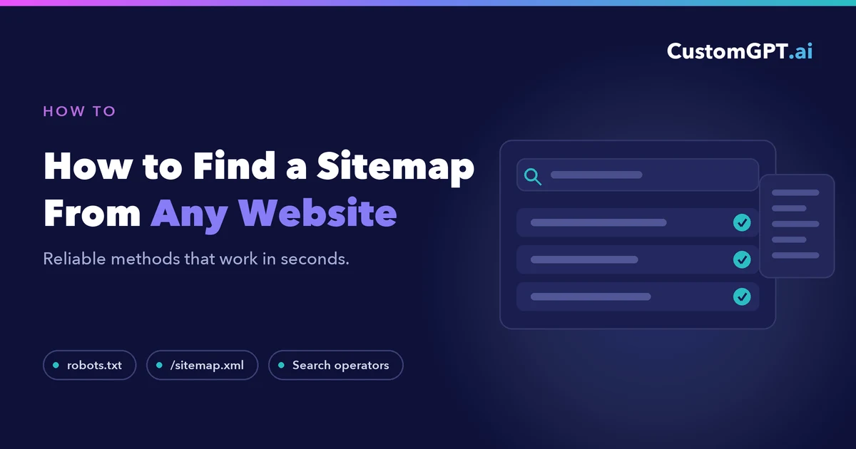 How to Find A Sitemap From Any Website In Seconds