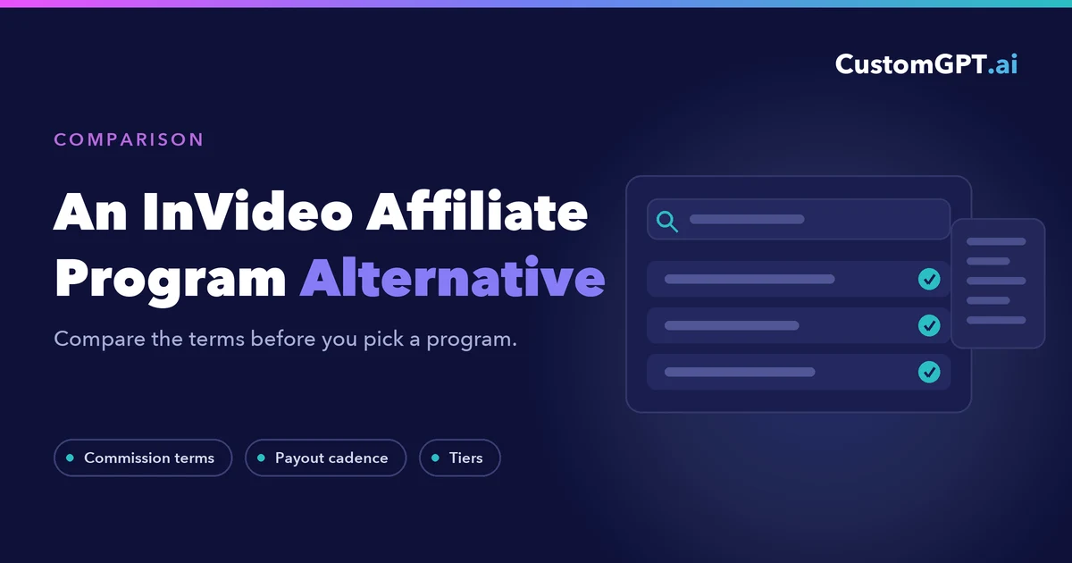 Discover InVideo Affiliate Program Alternative
