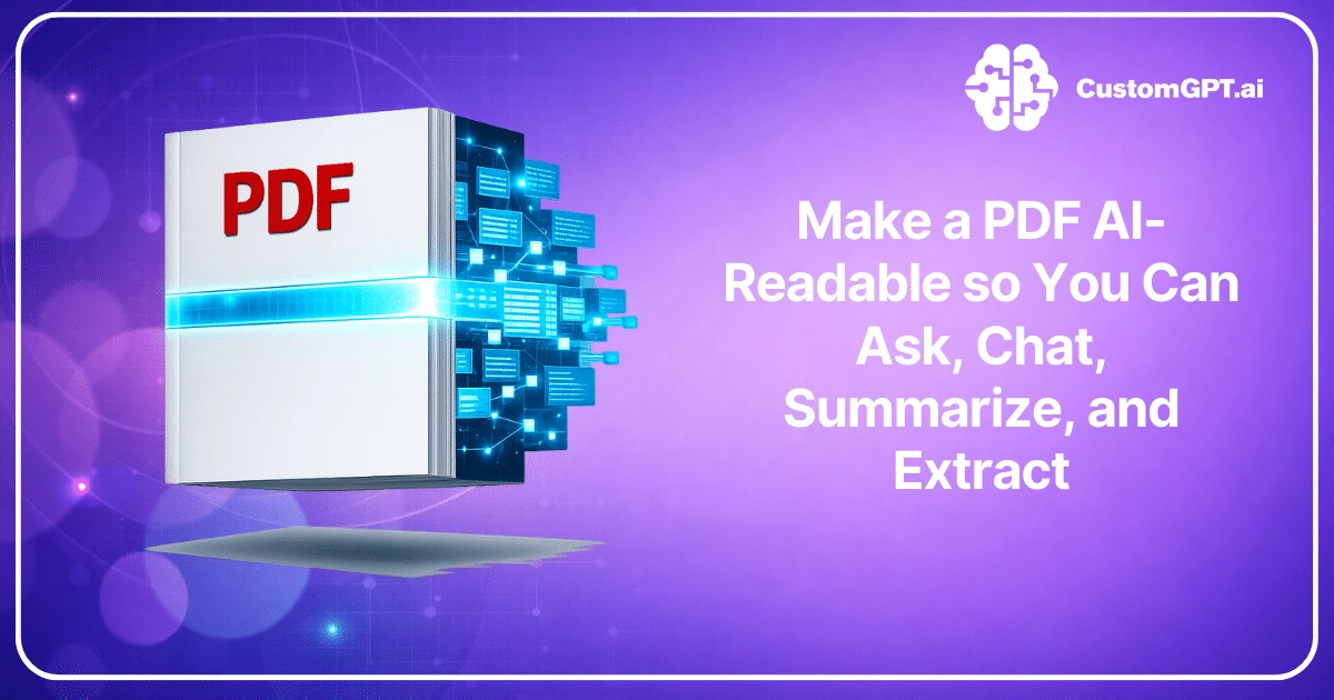 PDF Readable To AI
