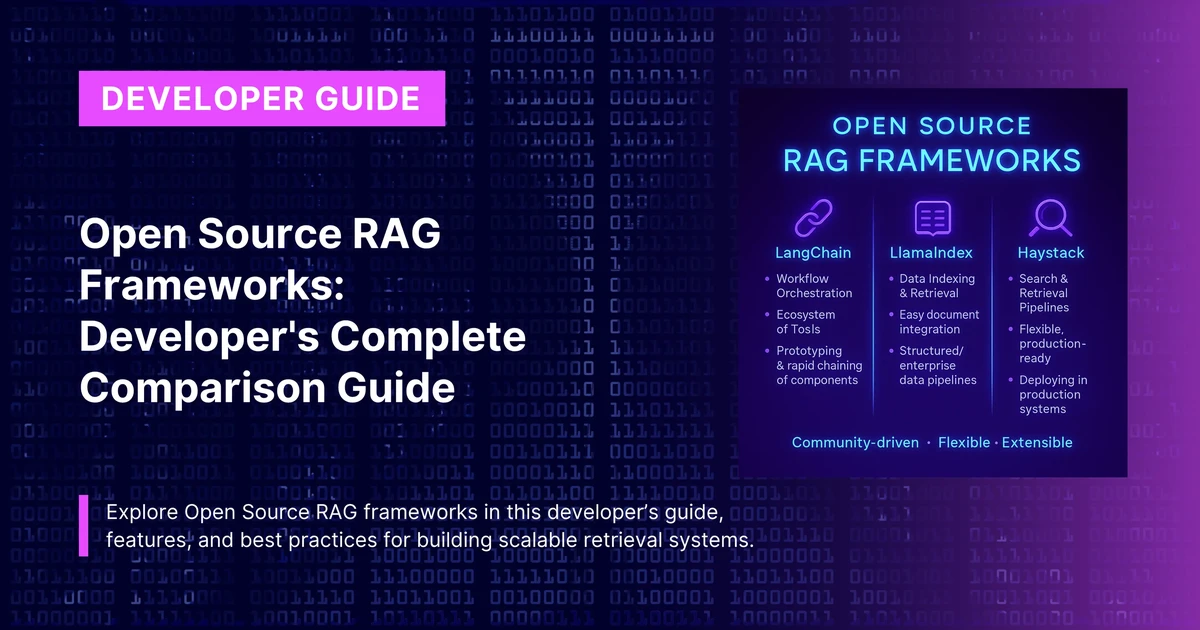 Open Source RAG Frameworks