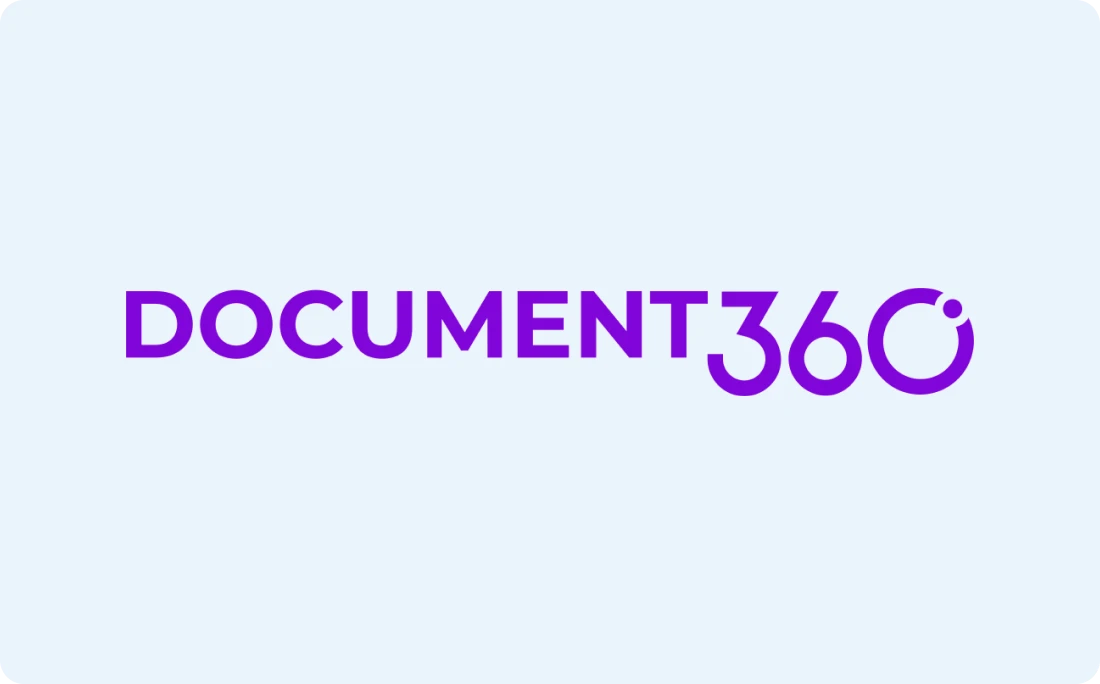 The Document360 logo