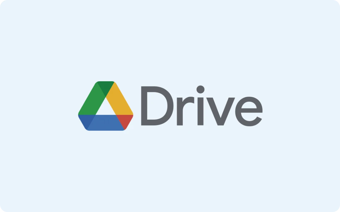The Google Drive logo