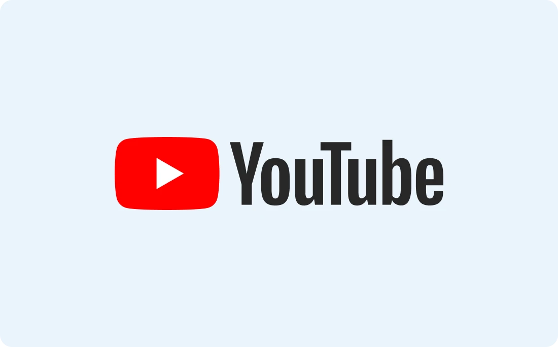 The YouTube logo