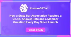 How a State Bar Association Reached a 92.4% Answer Rate and a Member Question Every Day Since Launch
