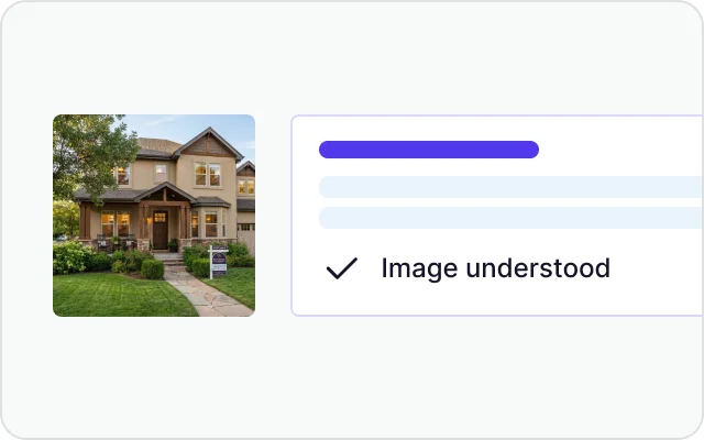 An agent reading a picture from a document, with the image understood.